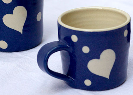 Heart Mugs | Judith Hobbs